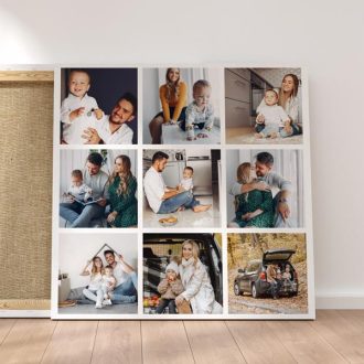 Tablou Canvas personalizat cu 9 poze