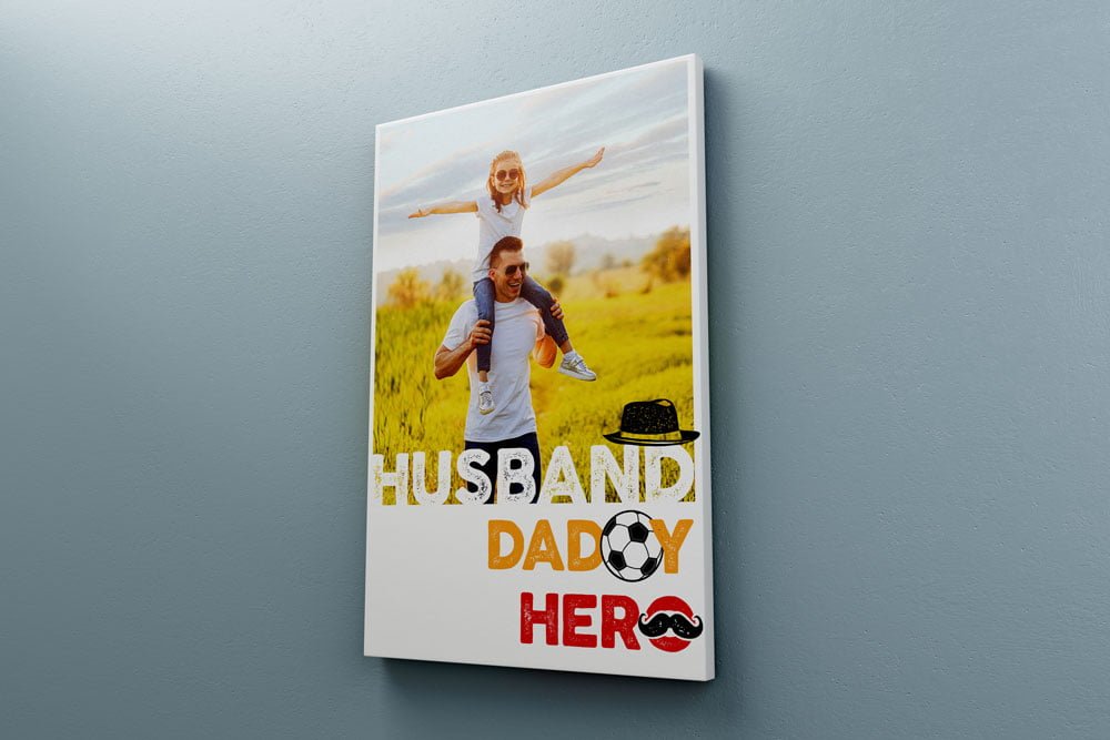 Tablou Canvas Personalizat Husband Daddy Hero
